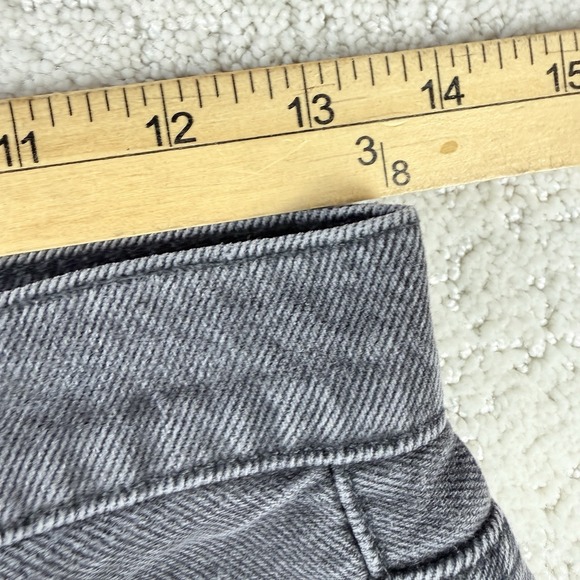 Reformation Cynthia High Rise Straight Jeans Women's Size 25 Black - Picture 8 of 16